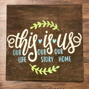This Is Us wall sign