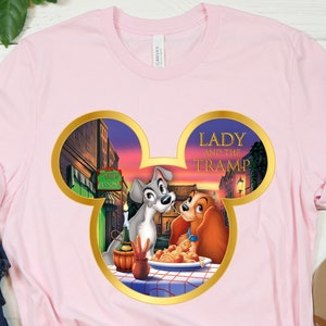 Disney Lady and the Tramp Sweatshirt, Lady and the Tramp Shirts, Lady and the Tramp Gift, Disney Trip, Disney Gift
