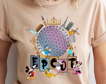Disney Epcot Shirts, Epcot Matching Shirts, Epcot Family Trip Tees, Epcot Mickey Shirts, Epcot 1982 Shirts