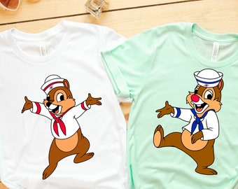 Chip N Dale Cruise Shirts, Chip N Dale Couple Shirt, Disney Cruise Shirts, Cruise Couple Shirts, Disney Shirts, Disney Travel Shirts