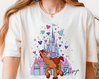 Disney Toy Story Bullseye Castle Shirt, Bullseye Gift Shirt, Toy Story Gift Shirt, Toy Story Family Shirt, Cute Bullseye Gift Shirt