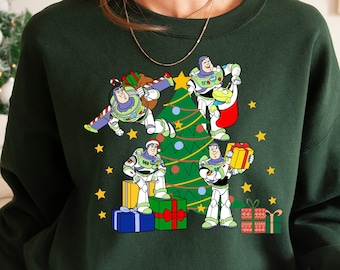 Toy Story Buzz Christmas Sweatshirt, Toy Story Shirts, Christmas Disney Sweatshirts, Disney Christmas, Disney Christmas Trip