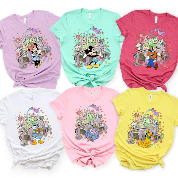 Mickey Mouse and Friends, Flower and Garden Festival, Disney Festival, Daisy and Donald Duck, Disney Family Trip, Disney Vacation Shirts