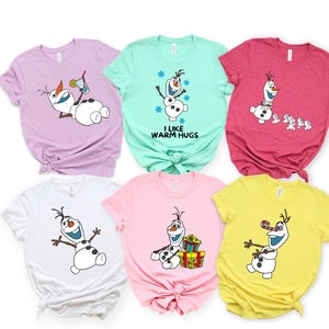 Frozen Olaf Shirt, Disney Family Trip Shirts, Disney Olaf Shirt, Olaf Sweatshirt, Disney Movie Shirt, Gift For Kids, Gift Shirts