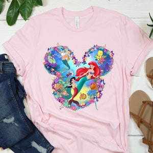 The Little Mermaid Shirt, Ariel Shirt, Princess Shirt, Disney Gift Shirt, Disney Trip Shirt, Disney Fan Shirt