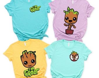 Baby Groot Shirts,  I'm Groot Tshirt, Groot Youth Shirt, Groot Tank Top, Groot Crop Tee, Guardians Of The Galaxy Tee,  Disney Trip Shirt