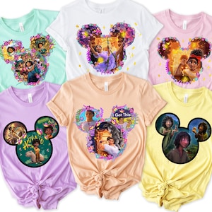 Encanto Madrigal Family Shirt, Encanto Ears, Disne World, Mickey Mouse, Disne Trip, Isabela Madrigal, Mirabel,Bruno,Luisa,Antonio,Dolores