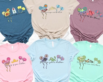 Disney Princess Coquiette Bow Themed Shirt, Disney Ears Themed, Disney Princesses Themed, Disney Group Shirt, Disney Matching, Gift Shirt
