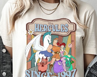 Hercules Disney Shirt - Vintage Style, Soft Cotton Tee