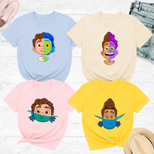 Luca Alberto Matching Shirts, Luca Sea Monster Shirts, Friends Shirts,Luca Matching Shirts,Disney Group Shirts, Giulia, Luca Paguro, Alberto