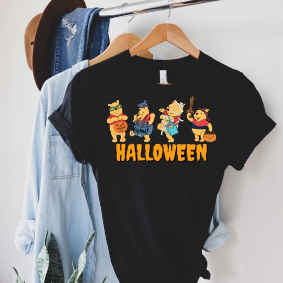 Disney Winnie the Pooh Halloween Sweatshirt Winnie the Pooh Shirt Halloween Party Disneyland Halloween Trip Gifts Shirt Movie Shirt Etsy Ireland