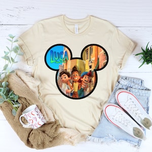 Luca Ears T-shirt, Luca Disney Shirts, Disney World, Mickey Mouse, Disney Trip, Disney Luca, Disney Trip, Luca Kids Shirt, Toddler Shirt