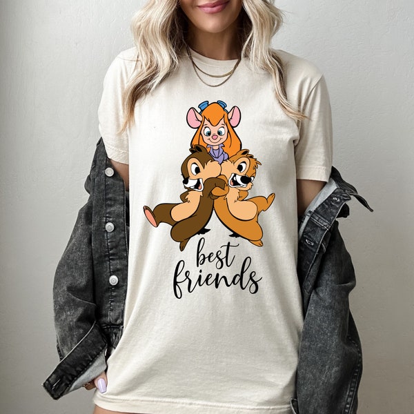 Disney Chip N Dale Friends Shirt, Double Trouble Shirt, Disney Frends Shirt, Gadget Hackwrench Shirt, Disney Fan Shirt, Dale Shirt