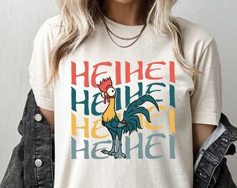 Disney Hei Hei Shirt, Moana 2 Character Hei Hei, Disney Moana Hei Hei Tee, Hei Hei Moana Character, Moana Matching Tee, Disney Matching Tee