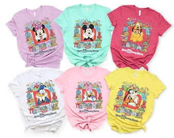 Disney Vintage Group Shirts, Disney World Tour Shirt, Mickey Mouse Shirt, Disney Epcot Shirt, Disney Family Matching Shirt