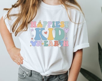 Disney Happiest Kid Shirt, Disney Kid Shirts, Disney Youth Shirt, Disney Toddler Shirt, Disney Baby Shirt, Disney Family Trip