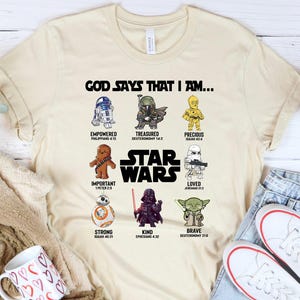 God Says That I Am Star Wars Shirt, Star Wars Fan Shirt, God Says Shirt, Disney Fan Shirt, Star Wars Gift Shirt