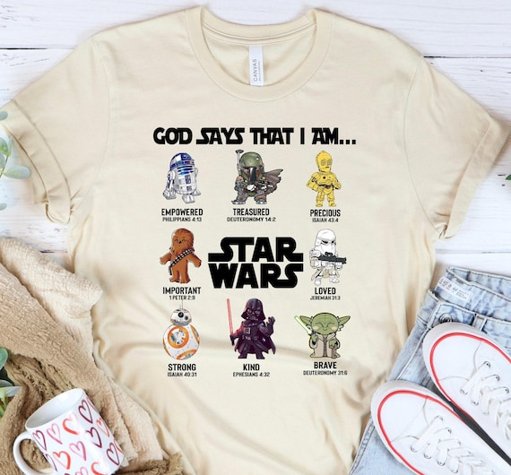 God Says That I Am Star Wars Shirt, Star Wars Fan Shirt, God Says Shirt, Disney Fan Shirt, Star Wars Gift Shirt