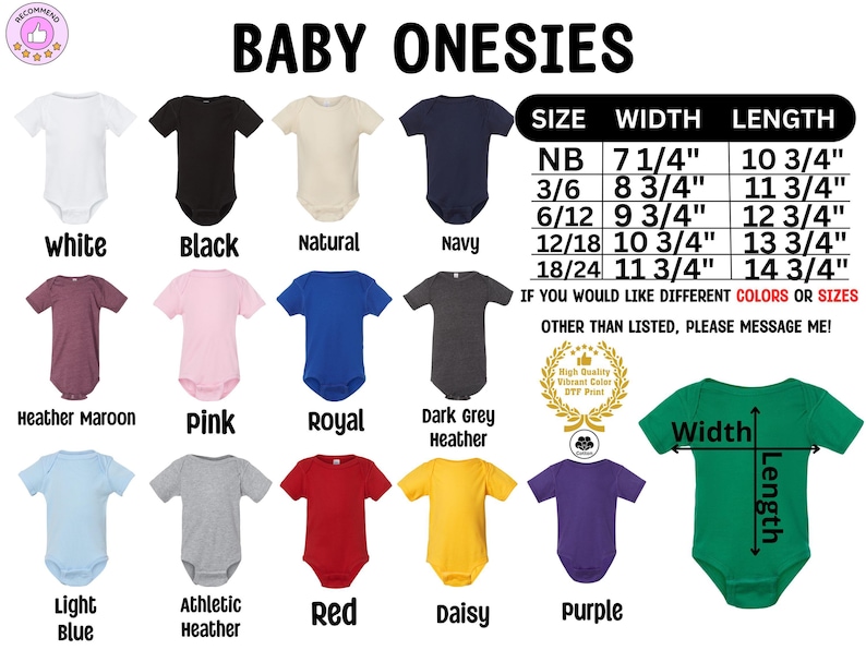 The adult cotton soft-feeling shirts feature Disney or various themed prints. They come in multiple colors and sizes, including adult, youth, toddler, and baby sizes. The print is vibrant and colorful, and it's located in the center of the shirt.