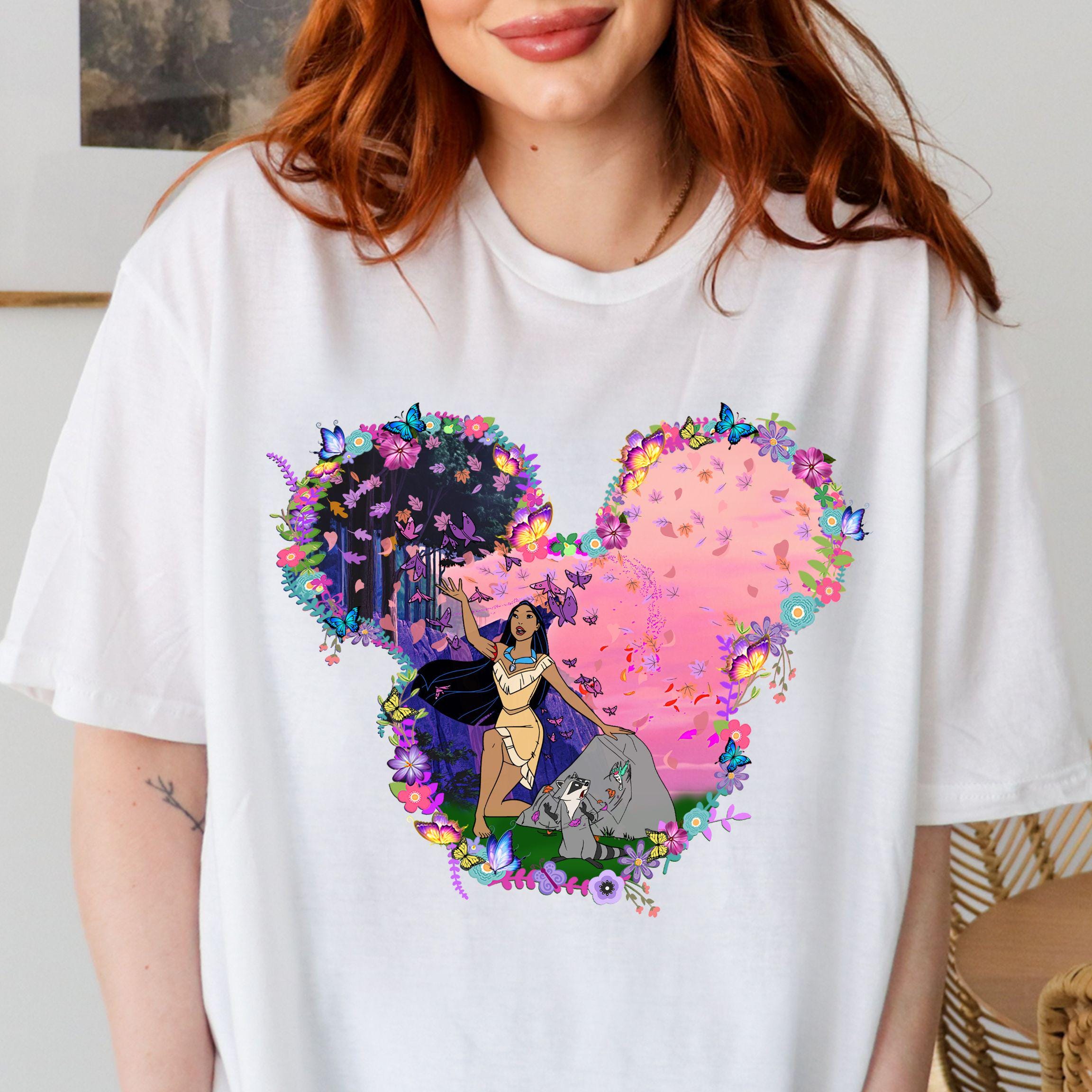 Pocahontas Mickey Ears Shirt, Disney Pocahontas Tee, Pocahontas 