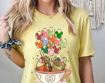 Disney Jaq Gus Castle Tea Party, Disney Cinderella Tea Part Shirt, Jaq Mouse and Gus Mouse Castle Tea Party Shirt, Disney Tea Cup Trip Shirt