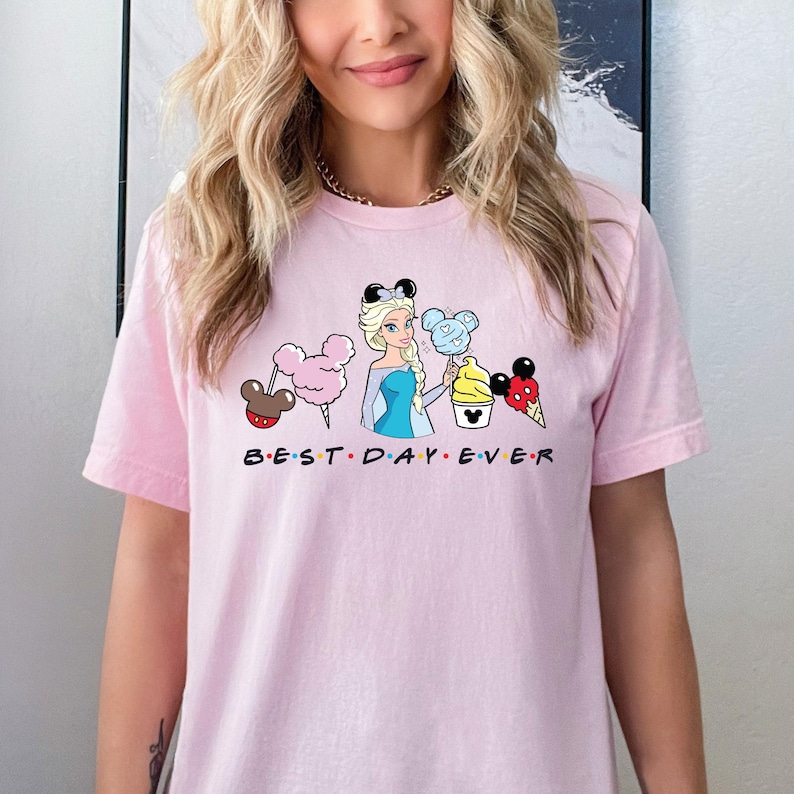 Princess Elsa Best Day Ever Shirt, Elsa Best Day Ever, Disney Elsa Shirt, Frozen Shirt, Frozen Movie Shirt, Frozen Elsa T-Shirt, Elsa Snacks image 1
