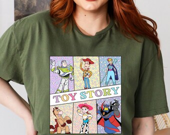 Toy Story Characters Shirt: Buzz, Woody, Bo Peep, Jessie