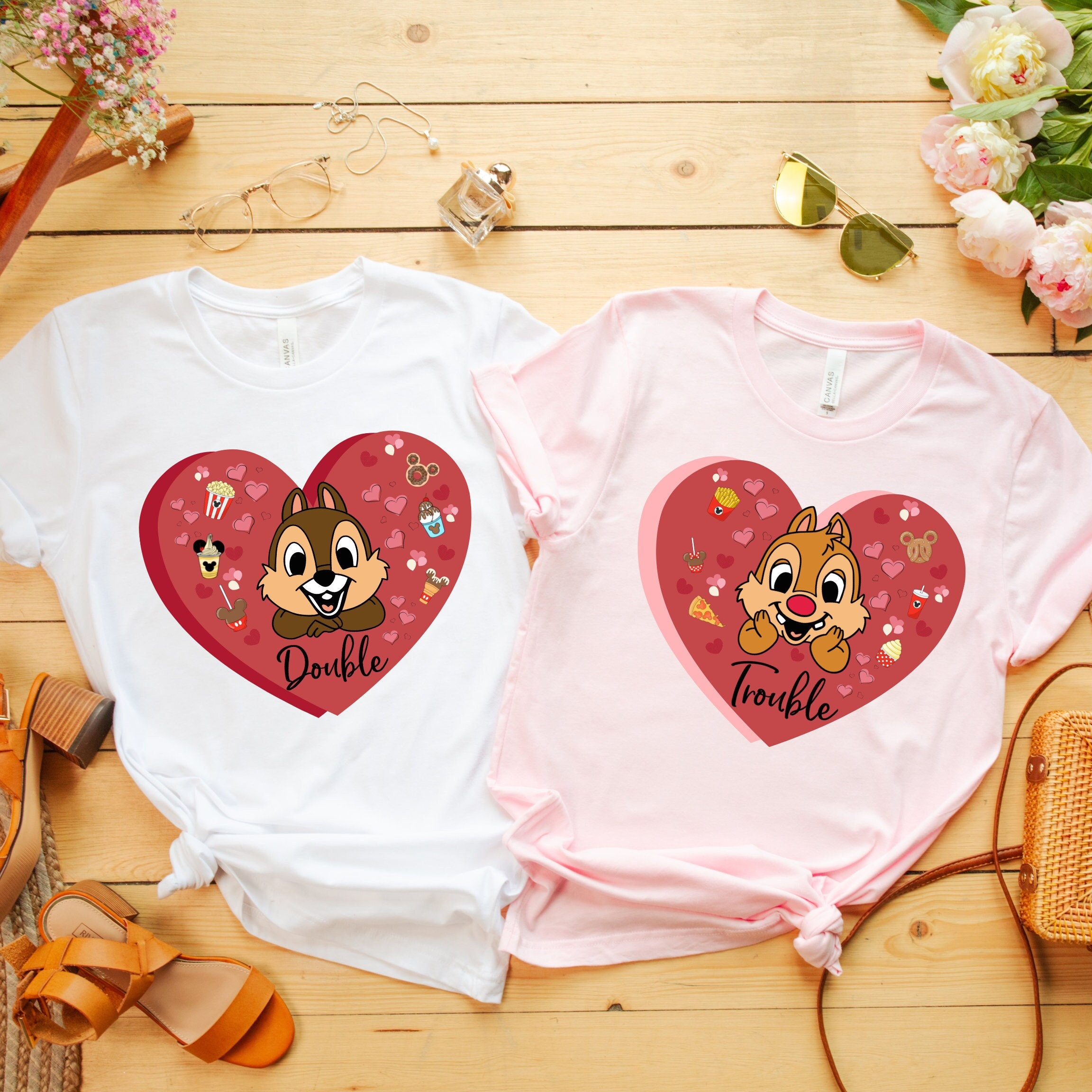 Discover Chip n Dale Valentine's Day, Valentine's Day T-Shirt