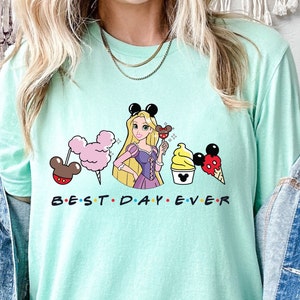 Rapunzel Best Day Ever Shirt, Tangled Movie Shirt, Rapunzel Gift Shirt, Disney Movie Character Shirt. Disney Girl Shirt