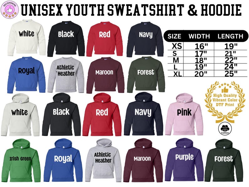 a bunch of different colored sweatshirts with hoodies on them