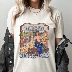 Vintage Tarzan 1999 Shirt, Tarzan and Jane Shirt, Jane Porter, Disney Animal Kingdom Shirt, Tarzan Gift Shirt, Magic Kingdom