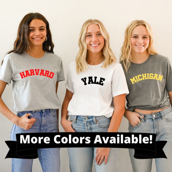 Custom Design University Shirt, College Apparel, College Shirt