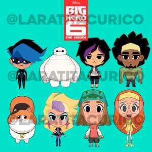Characters from Big Hero 6 the animated series.