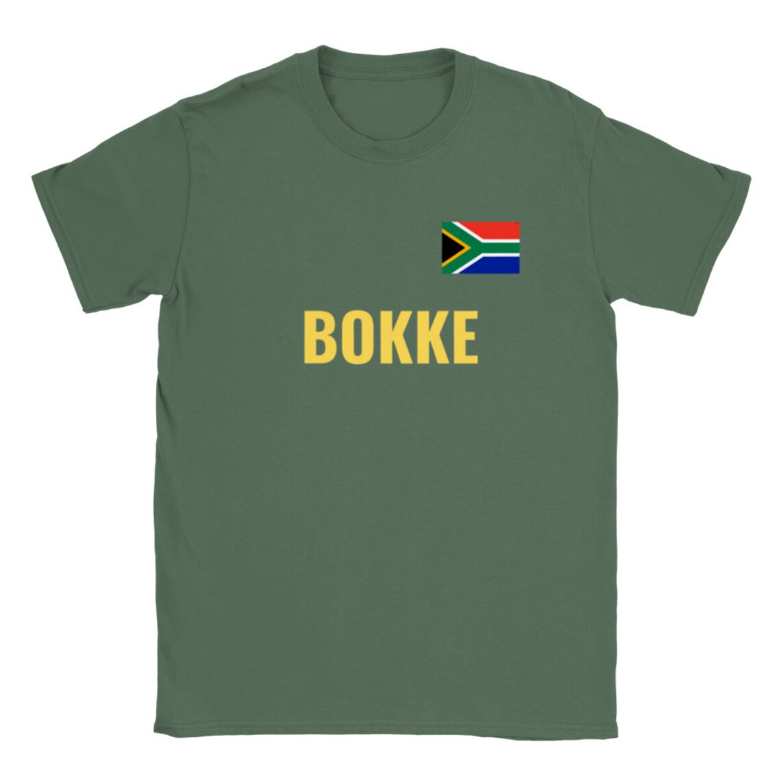 Classic South Africa Bokke Crewneck Tshirt Etsy