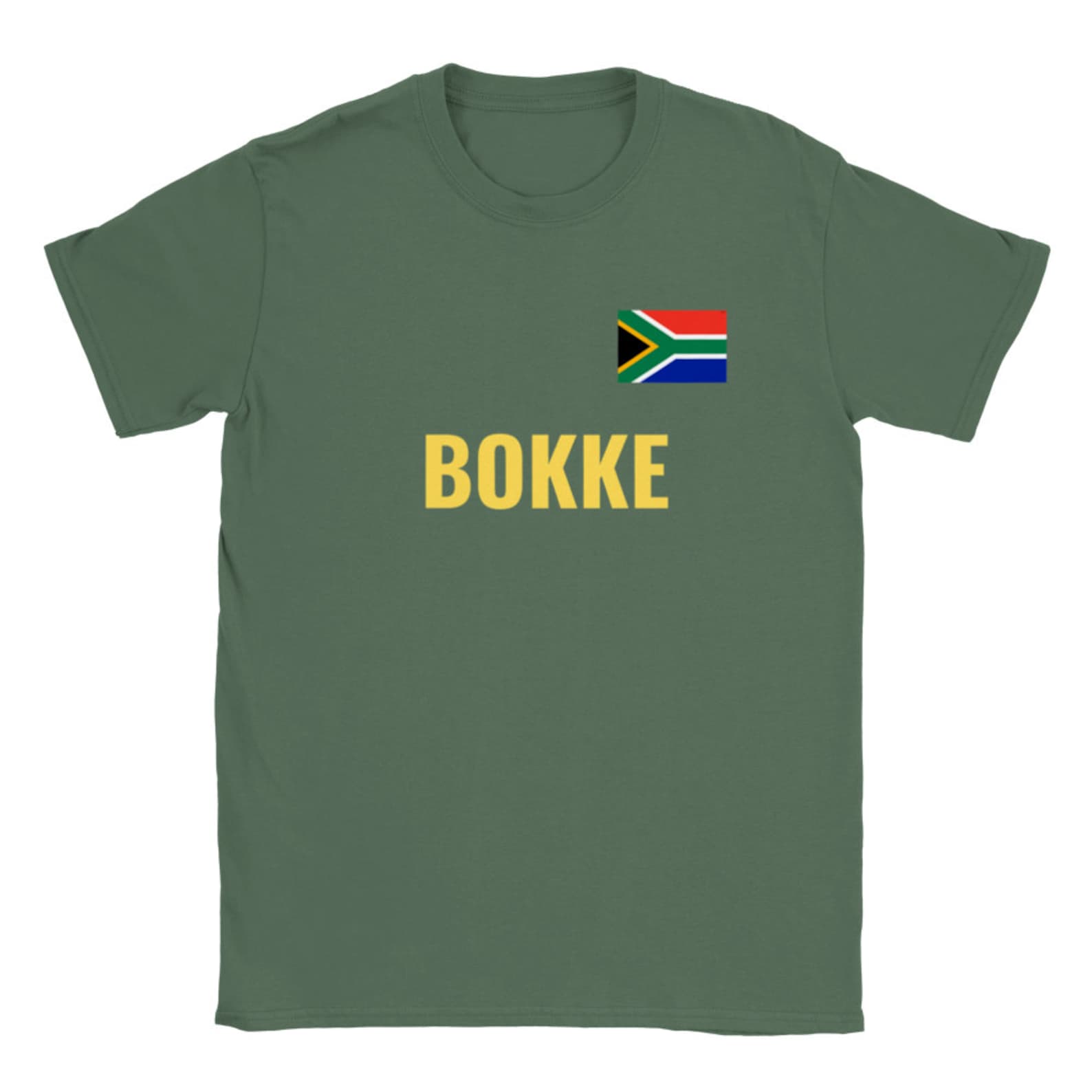 Classic South Africa Bokke Crewneck Tshirt Etsy