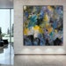 46x46 Large Abstract Colorful Modern Paintings on Canvas - Etsy