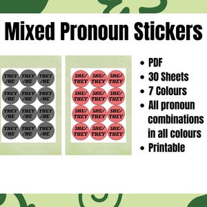 Mixed Pronoun Stickers (PDF)