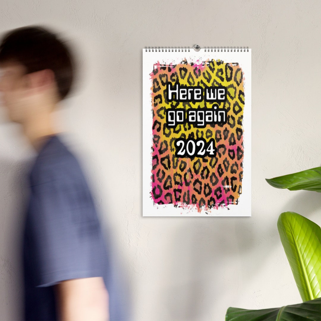 Sarcastic Reality Wall Calendar 2025 Etsy