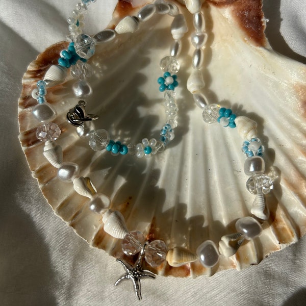 Mermaid Necklace / Mermaidcore / Meerjungfrau / y2k inspired / summer vibes / ocean / aesthetic