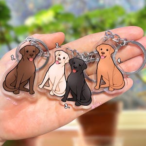 Porte-clés pour chien - Labrador