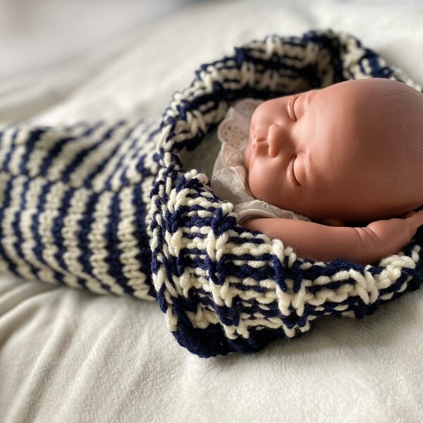 Newborn Knit Wrap Etsy