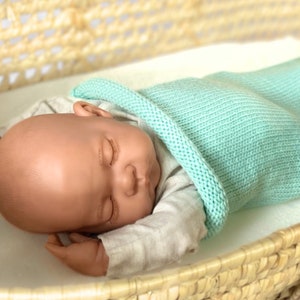 Saco de dormir para bebé Saco de dormir para recién nacido Capullo de punto Regalo para mamá esperando Nuevo regalo para bebé Regalo para baby shower