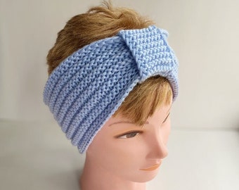 Ear Warmer for Her Hand Knit headband Women Ear warmer Merino wool Chunky knit Headband Handmade presents for wife