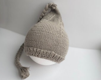 Knit baby hat Handknit newborn hat New baby gift Expecting mom gift Knitted baby clothes Baby shower gift Coming home outfit