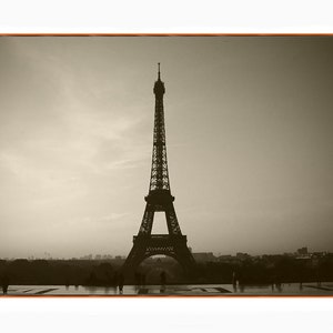 Paris affiche numérique Tour d&#39; Eiffel