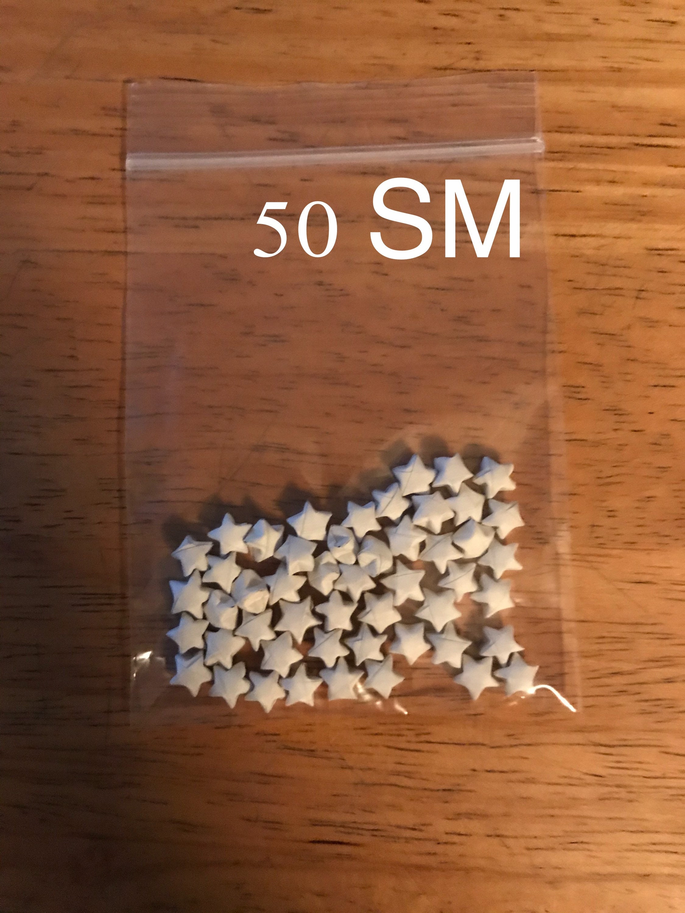White Origami Stars, Lucky Stars, 100 Origami Stars, 50 Origami Stars, Paper Stars, Origami Bulk, Stars, Origami Lucky Stars, White Stars - Thumbnail 5