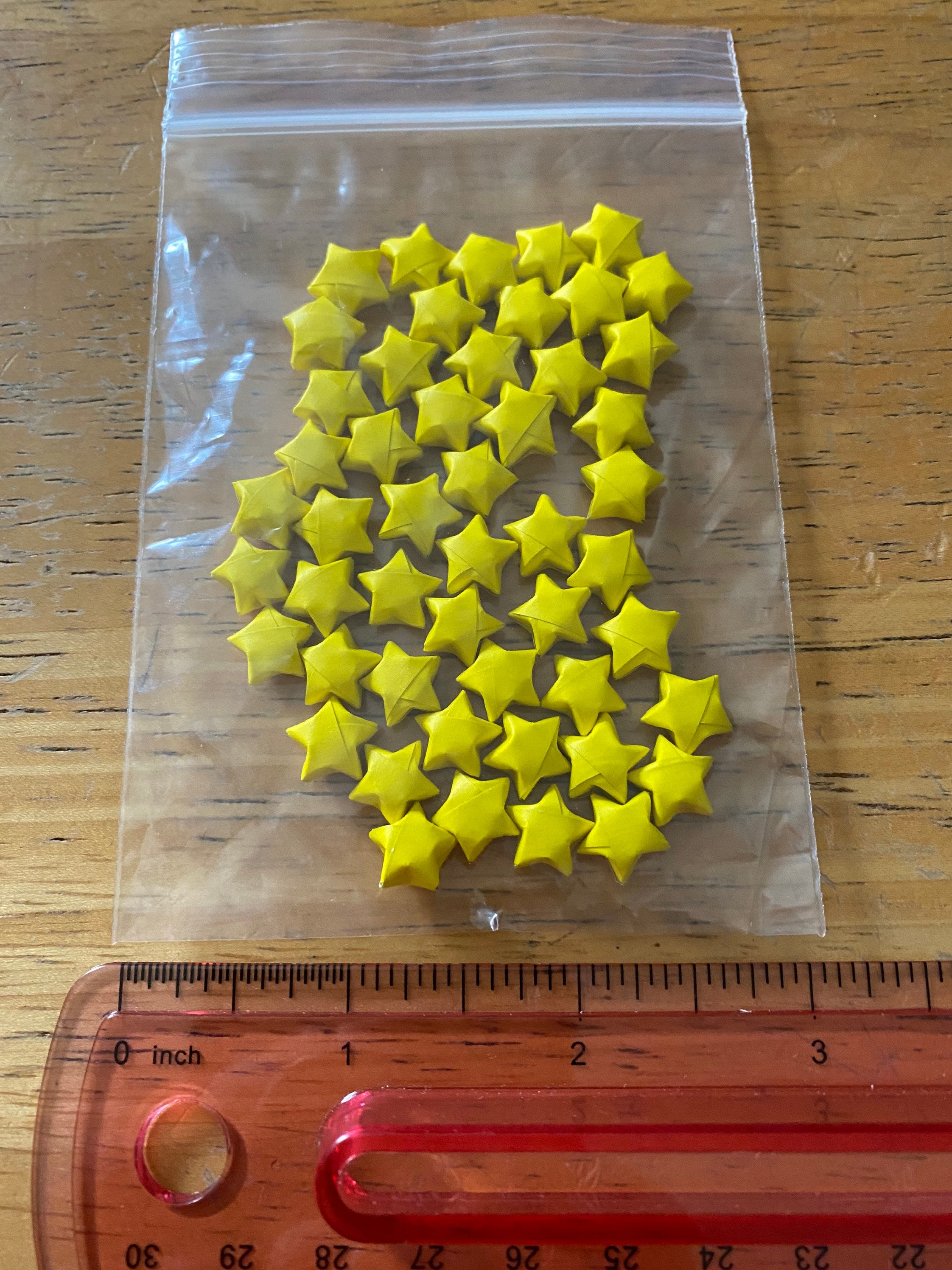 Yellow Origami Stars, Bulk Stars, 100 Stars, 200 Stars, Yellow Stars, Origami Stars, Lucky Stars, Paper Stars, Origami Bulk, Stars, Yellow - Thumbnail 7