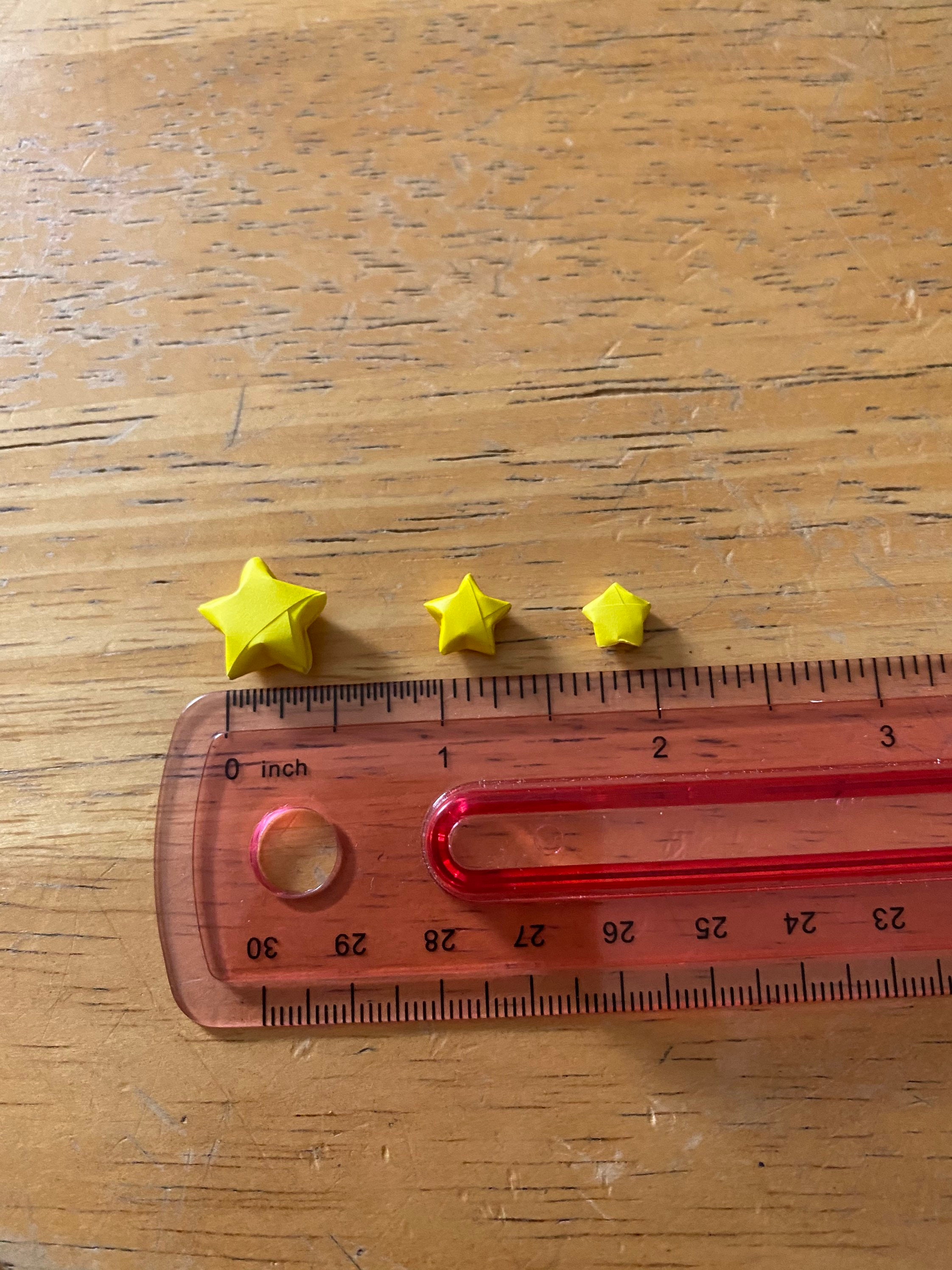 Yellow Origami Stars, Bulk Stars, 100 Stars, 200 Stars, Yellow Stars, Origami Stars, Lucky Stars, Paper Stars, Origami Bulk, Stars, Yellow - Thumbnail 5