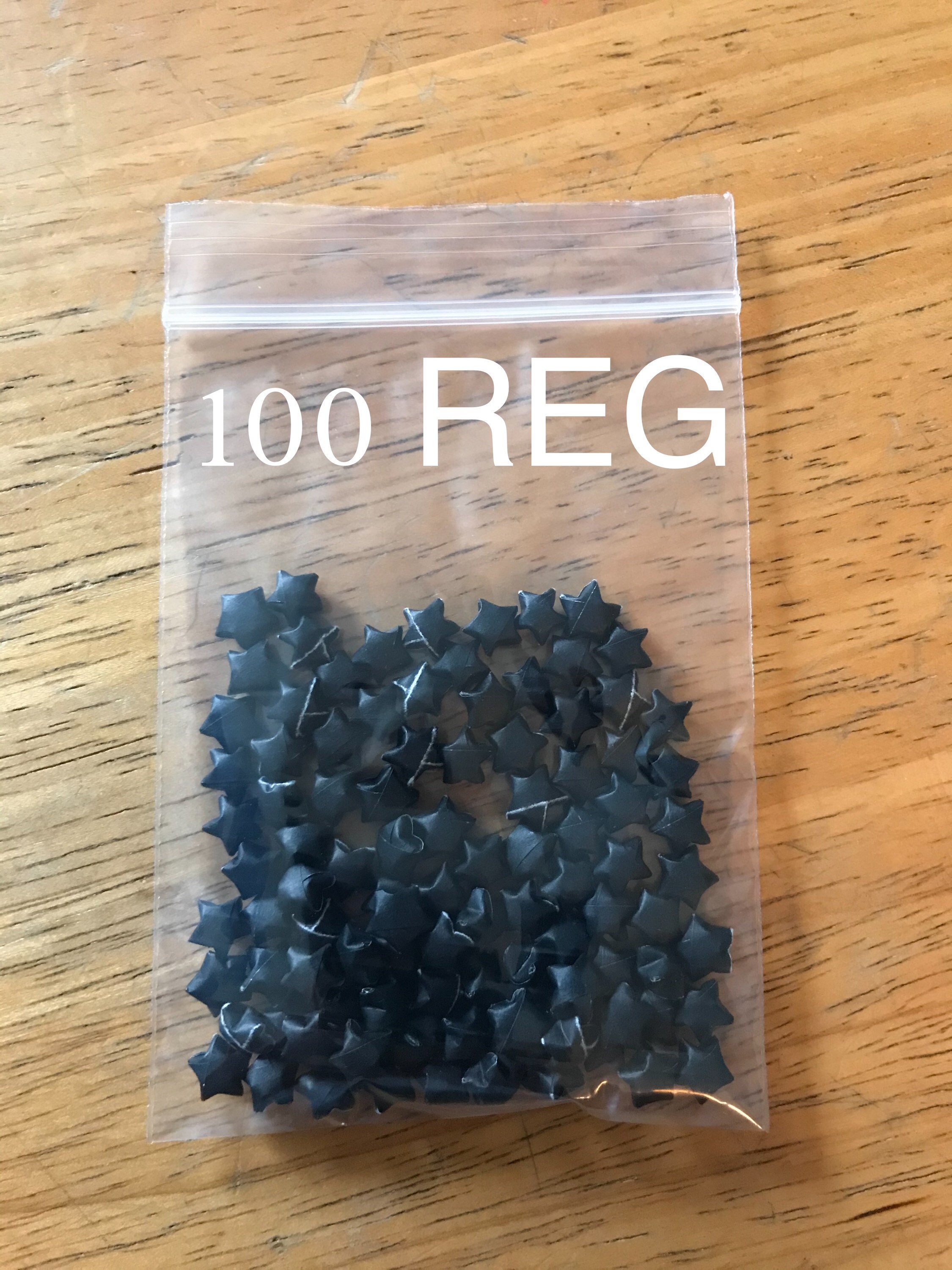 Black Origami Stars, Bulk Stars, 100 Stars, 200 Stars, Black Stars, Origami Stars, Lucky Stars, Paper Stars, Lucky Stars, Origami Bulk, Star - Thumbnail 5