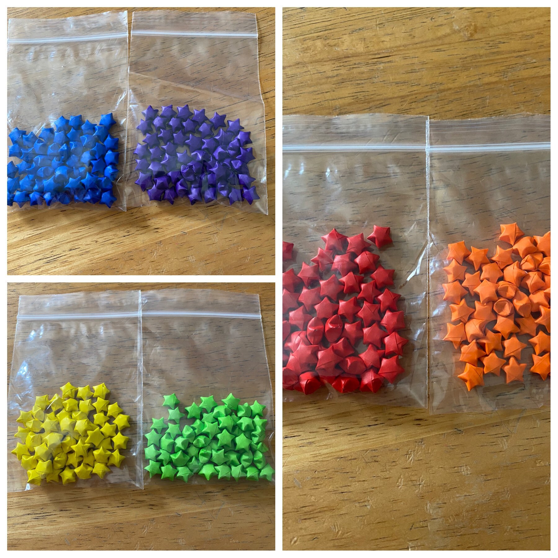 Rainbow Origami Stars, Bulk Stars, 100 Stars, 200 Stars, Rainbow Stars, Origami Stars, Lucky Stars, Paper Stars, Origami Bulk, Stars, Pride